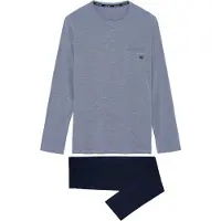 Hom - Modal Comfort Long/sleeve Pyjama set met lange broek - Navy - mannen - XL