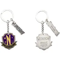 Konix Wednesday Keychain Nevermore Keyrings