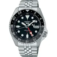 Seiko Analoog horloge zwart / zilver