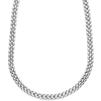 The Jewelry Collection Zilver Gerhodineerde Collier schakel 6 1333943