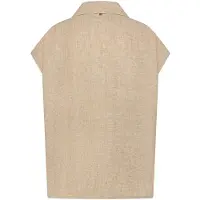 NUKUS Dames Tops & T-shirts Edine Top Melange - Bruin - Maat S