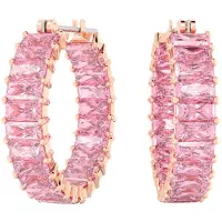 Swarovski Oorbellen 'Matrix' goud / rosé