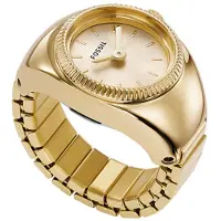 Fossil Ring goud / zwart