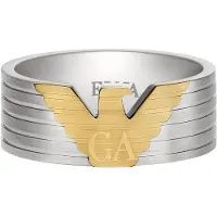 Emporio Armani Eagle Logo - heren Ring - Zilver