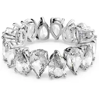 Swarovski Ring zilver / transparant