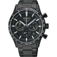 Seiko Analoog horloge zwart