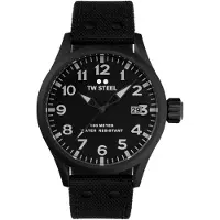 Tw steel Volante - heren horloge - Zwart met band
