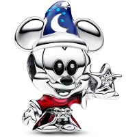 Pandora Charms - Disney Mickey Mouse sterling silver charm withcubi in multi