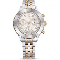 Swarovski Analoog horloge rose-goud / zilver