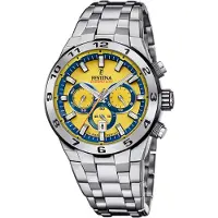 Festina Chronograaf Chrono Bike 2024 Horloge, quartzhorloge, herenhorloge, stopwatchfunctie, stalen armband