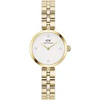Daniel Wellington Analoog horloge goud / wit