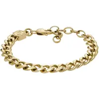 Fossil JF04616710 Heren Ketting - Goudkleurig