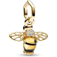 Pandora Moments Sprankelende Bij Hangende Bedel - goudkleurig