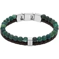 Fossil JF04854040 Heren Armband 21.5cm - Zilverkleurig