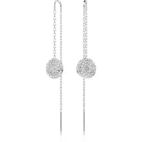 Swarovski Meteora - Dames Oorhangers - Zilver