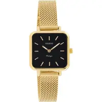Oozoo Vintage - dames horloge - goudkleurig met band