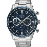 Seiko SSB445P1 horloge Chronograaf Blauw