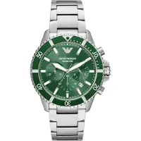 Emporio Armani Diver Heren Silver Watch AR11500