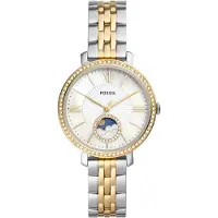 Fossil Analoog horloge blauw / goud / zilver / wit