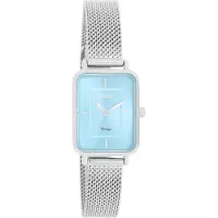 Oozoo Vintage - Unisex horloge - zilverkleurig met band