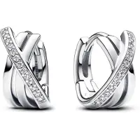 Pandora Signature - Zilveren Oorbellen Voor Dames