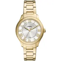 Fossil Analoog horloge 'Gilmore' goud / parelwit