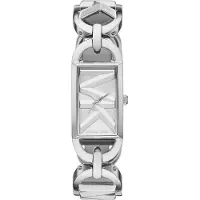 Michael Kors mk empire quartz zilver dames horloge met zilverkleurige & roestvrij stalen band