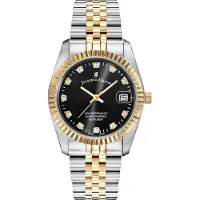 Jacques du Manoir Analoog horloge goud / zwart / zilver