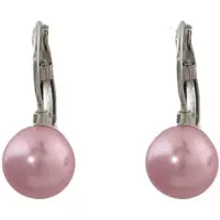 Behave - Roze pareloorbellen 2cm - romantisch detail voor elke dag