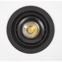 Ks Verlichting Inbouwspot Bjorn 1 Rond zwart set 6 stuks