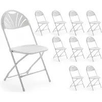 Oviala - Set van 10 opengewerkte inklapbare stoelen - REKKEM