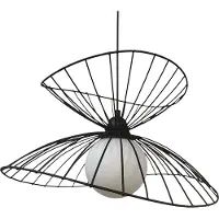 Bamyum Hanglamp Vertigo, dimbaar, zwart, Woon-/ Eetkamer, metaal, hanglamp