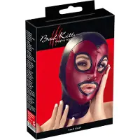 Bad Kitty - orale masker - glanzend rood - S-L