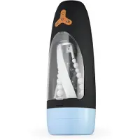 Cruizr CP01 - automatische roterende zuigende masturbator - zwart/blauw