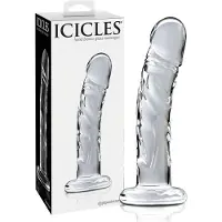 Icicles Pipedream glazendildo No. 62 transparant - 7 inch