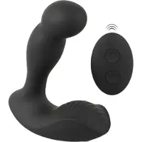 Rebel - prostaat vibrator met afstandsbediening - oplaadbaar - zwart