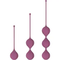 Cotoxo Belle - geishaballen set 3-delig - silicone - paars