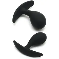 Rimba Copenhagen - anaal plug set (zwart, 2 stuks)