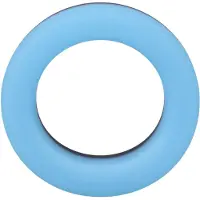 Doc Johnson The Big O - verlicht penisring - blauw