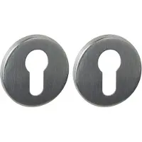 Intersteel Q Cilinderrozetten verdekt ø52x6mm pvd rvs