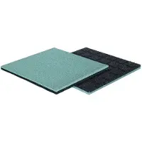 Ivol Rubber tegel 50 x 50 cm - 45 mm dik - UV-bestendig - Turquoise