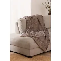 Belmarti Plaid Kenya 180x260 Chocladebruin - Stijl, warmte en comfort in perfecte balans - Premium kwaliteit