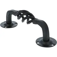 AMIG Deurgreep spiraal mat zwart zamak 195 mm