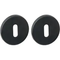 Intersteel Deurbeslag | Sleutelrozet | (Rond, RVS, Zwart)
