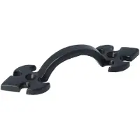 ODShop Booggreepje Bewerkt 106 mm IJzer zwart