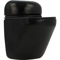 AMIG Glasplaatdrager rond zwart