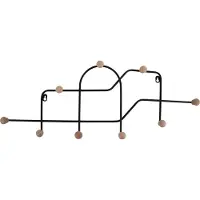 Present Time coat rack maze -