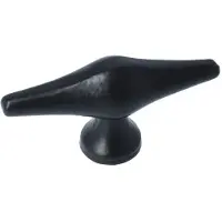 ODShop Knop Ruit IJzer zwart 79 mm