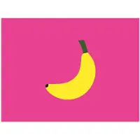 PosterMonkey Poster 160x120 cm - Banaan - Geel - Fruit - Posters - Kamer decoratie - Wanddecoratie woonkamer - Muurdecoratie slaapkamer XXL