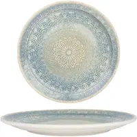 Bonna Dinerbord rivus ethnic porselein 27 cm set van 6